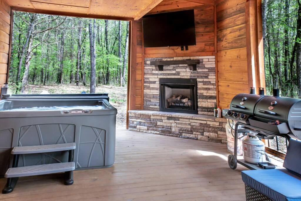 The Secluded Reset Button Cabin โบรคเคนโบว์ ภายนอก รูปภาพ